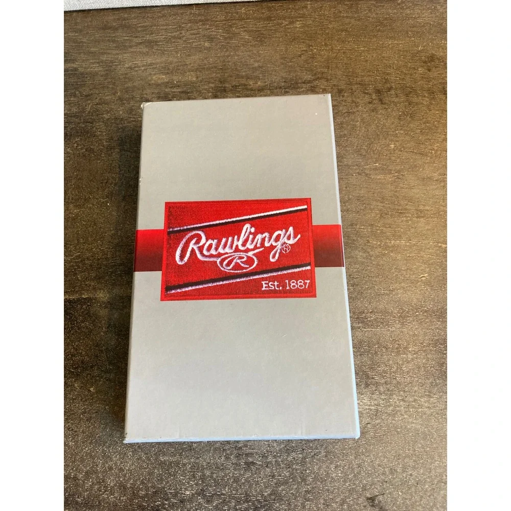 Rawlings Black Genuine Leather Magnetic Phone Wallet RFID RS10056 BLK New